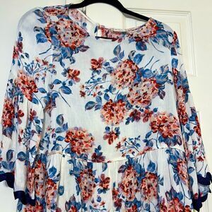 Altar’d State long sleeve boho style flowy blouse size meduim
